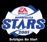 Bundesliga Stars 2001 (Germany) Title Screen